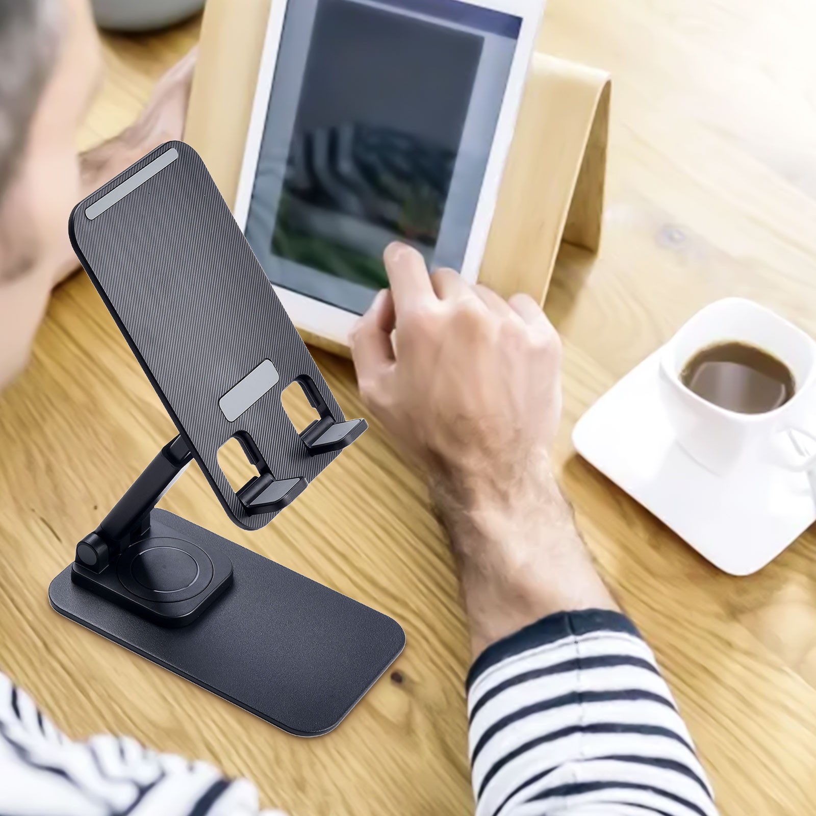 Support en m��tal ��l��gant pour tablette iPad et t��l��phone exp��rience visuel - Photo 13 sur 24