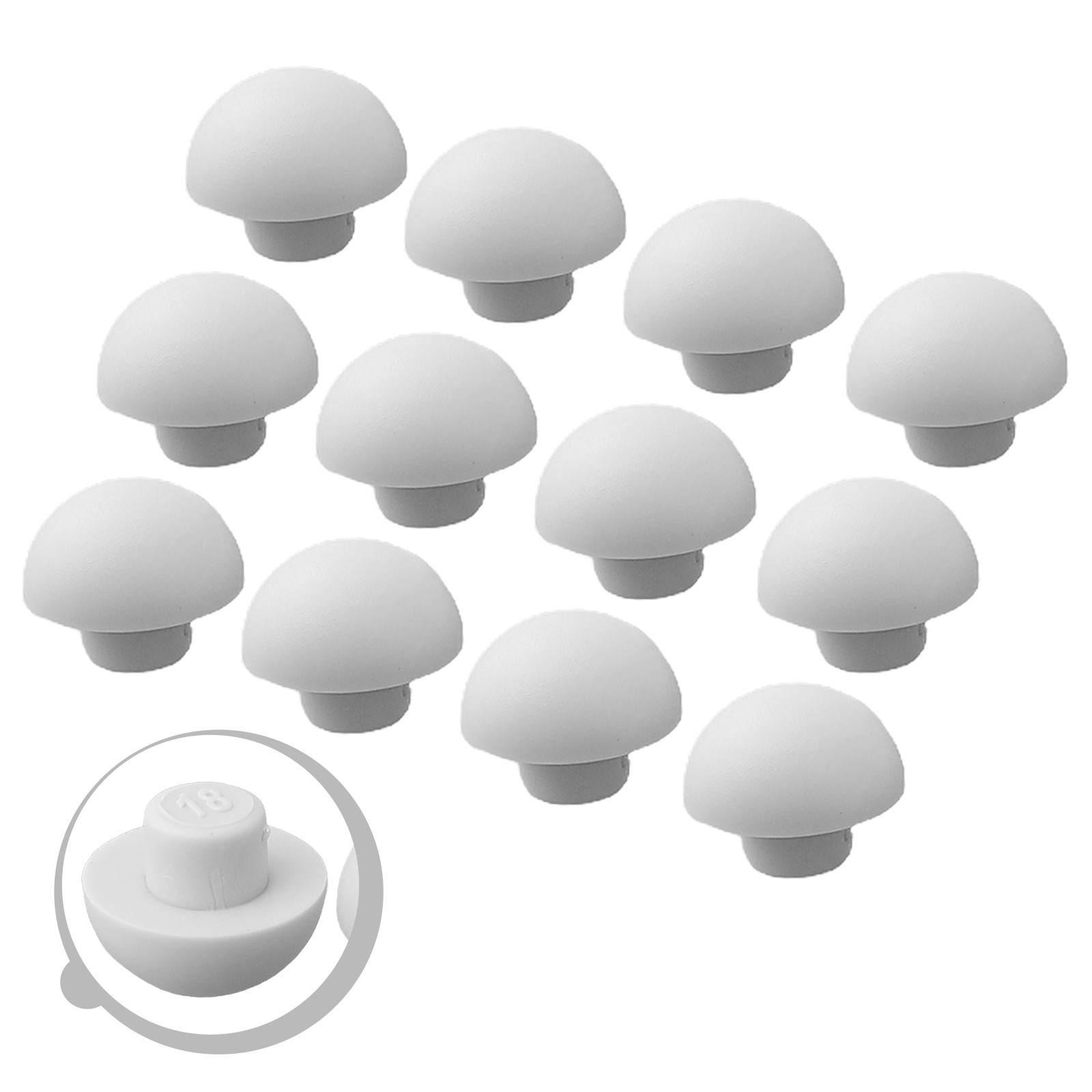 Toilette Siège Antichoc Tampons Pare-Chocs officiel Remplacement Patins Accessoires Parts