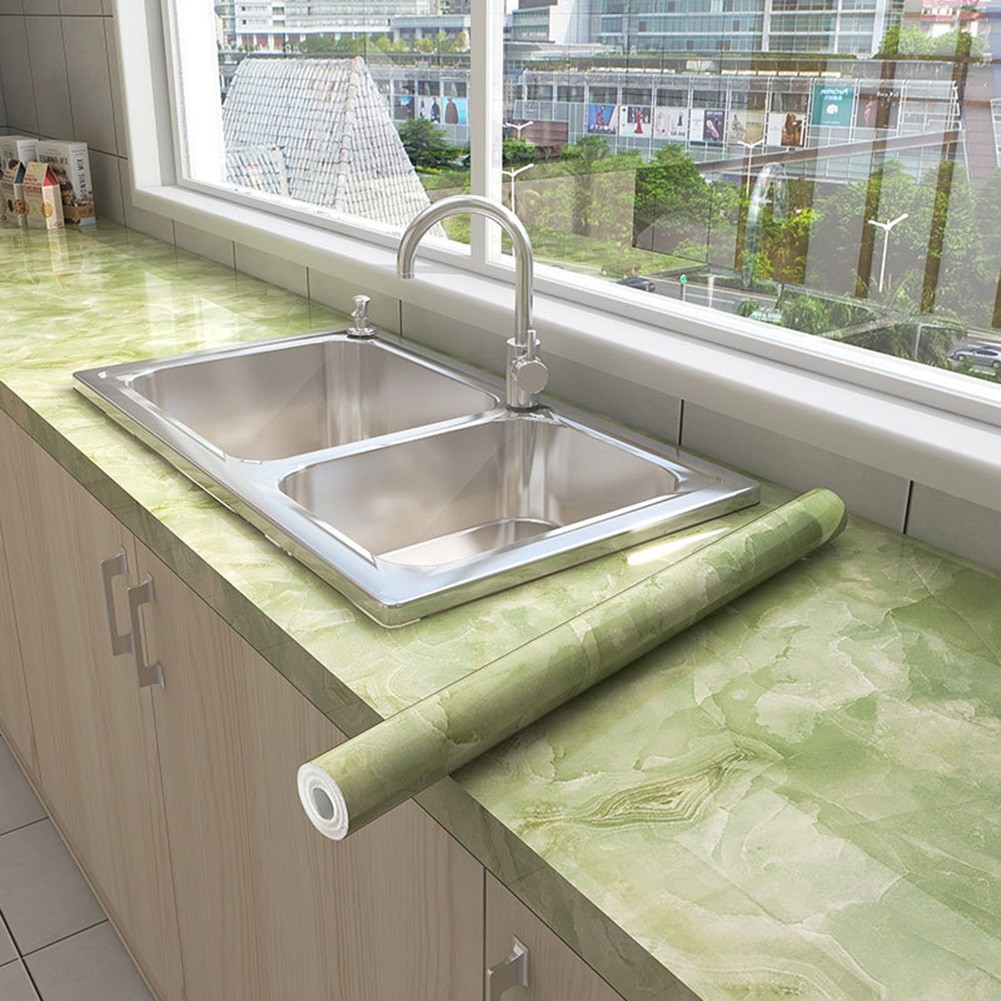 Bathroom Kitchen Moisture-proof Marble Design 60cmX3M Marble Design Waterproof