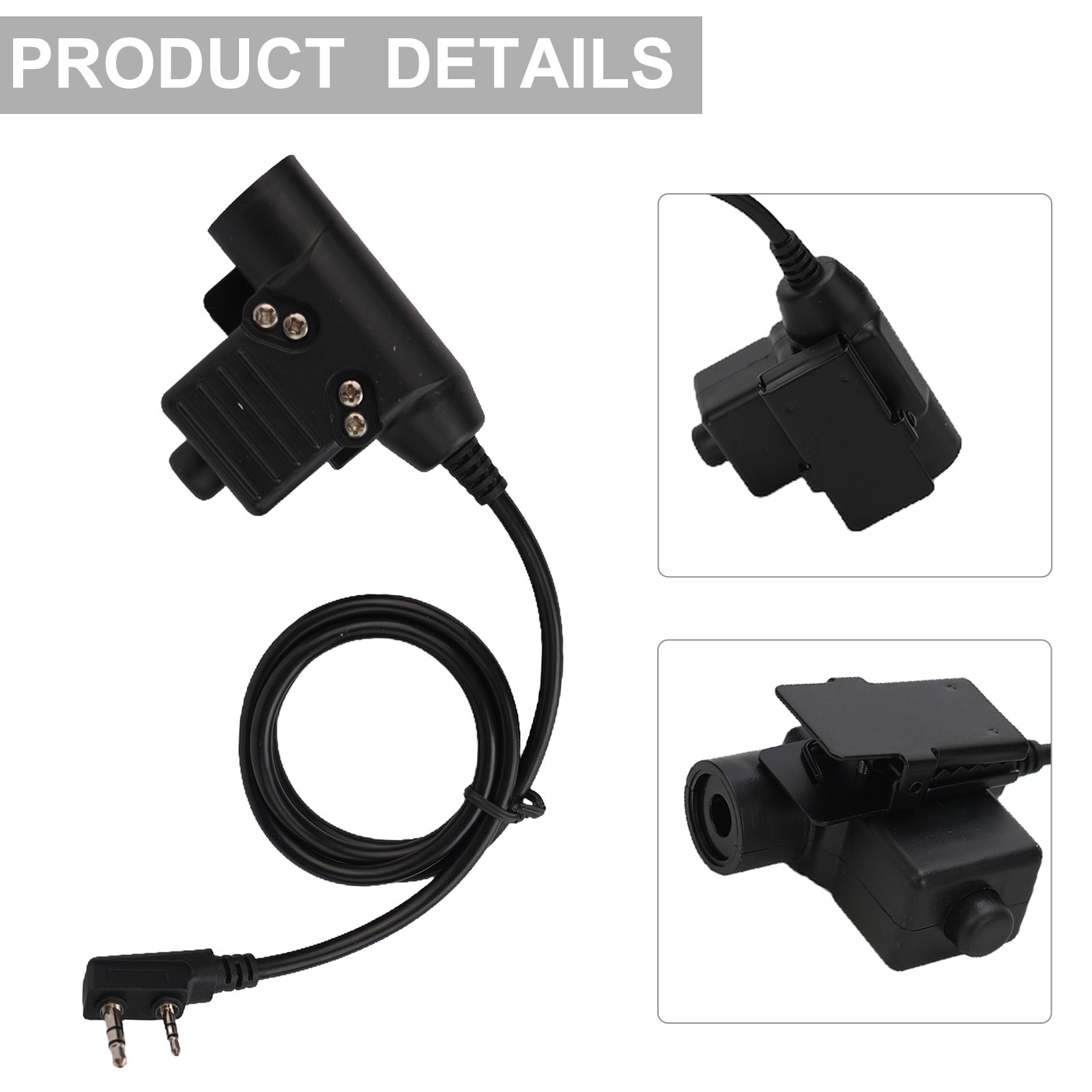 U94 PTT Adapter for BaoFeng UV5R Walkie Talkie Easy Communication - Picture 20 of 56