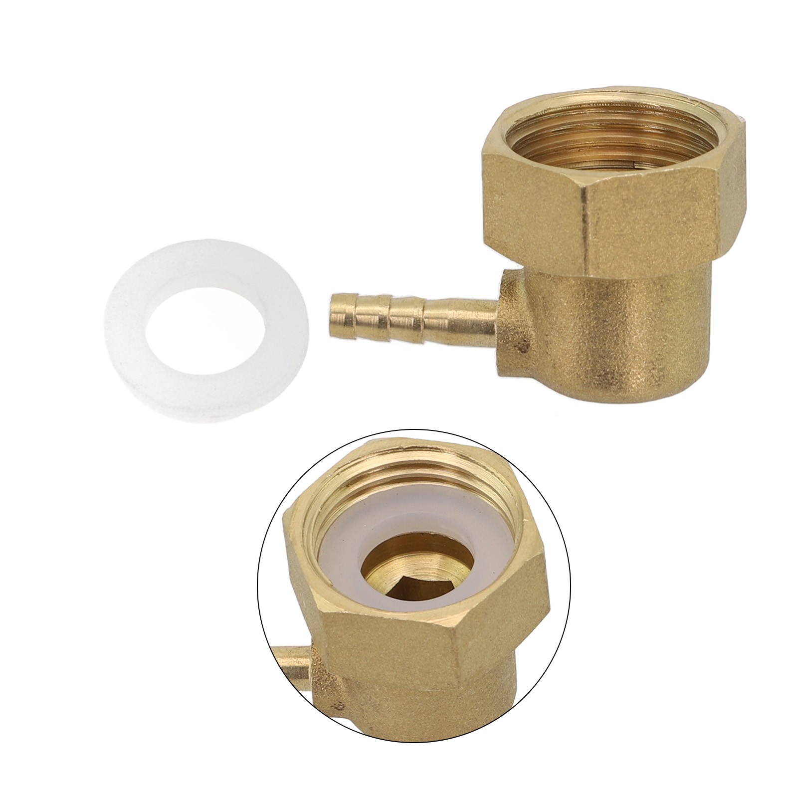 Brass Barb Hose Tail End Connector Various Sizes Available Rust Resistant