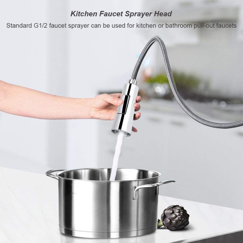 Convenient Kitchen Tap Faucet Shower Head No Need to Remove or Store Separately