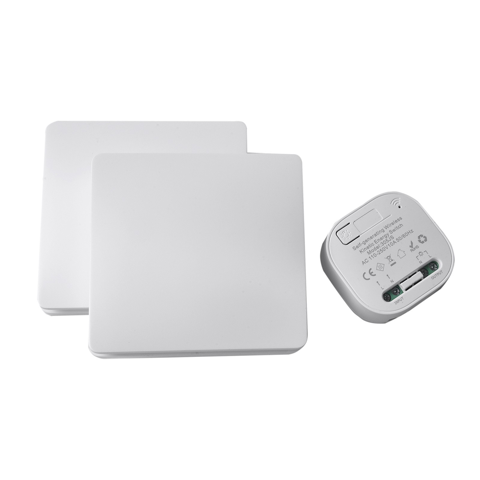 Wall Switch Light Switch Self-Powered Wireless Battery-Free IP44 Waterproof officiel