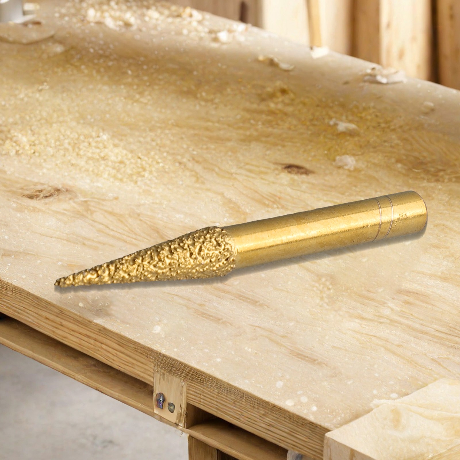 Effektive Vakuum gelötete Schleif-Rotationsfeile für Stein und Stahl 6 mm Schaft - Bild 35 von 51