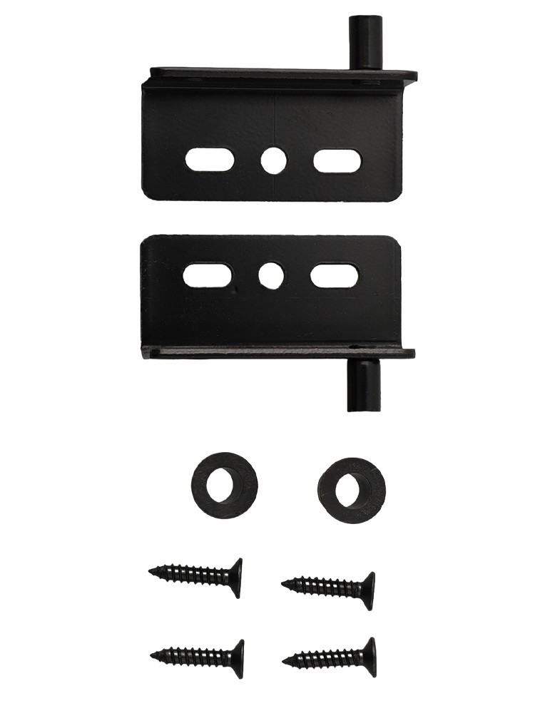 2pcs Pivot Door Shaft Hinge With Bushing Iron Replacement Accessories