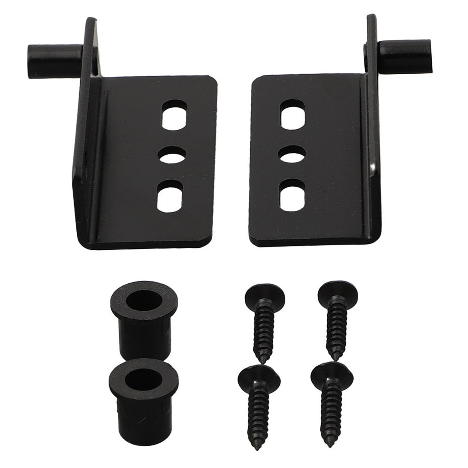2pcs Pivot Door Shaft Hinge With Bushing Iron Replacement Accessories