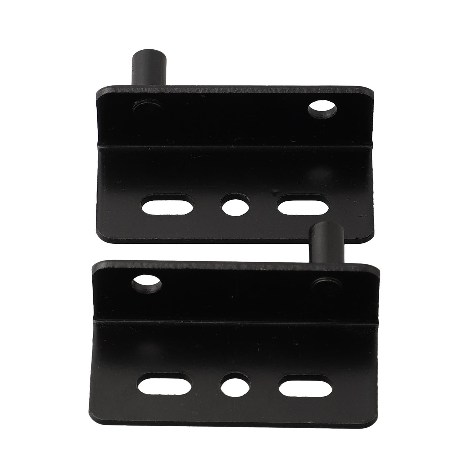 2pcs Pivot Door Shaft Hinge With Bushing Iron Replacement Accessories