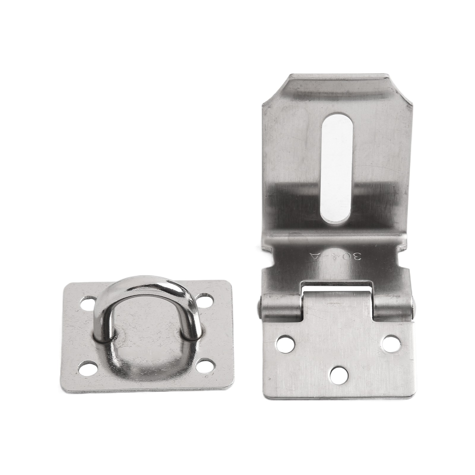 Stainless-Steel Lock Plate Door Lock Hasp 90?? Lock Plate Door Buckle Anti-rust