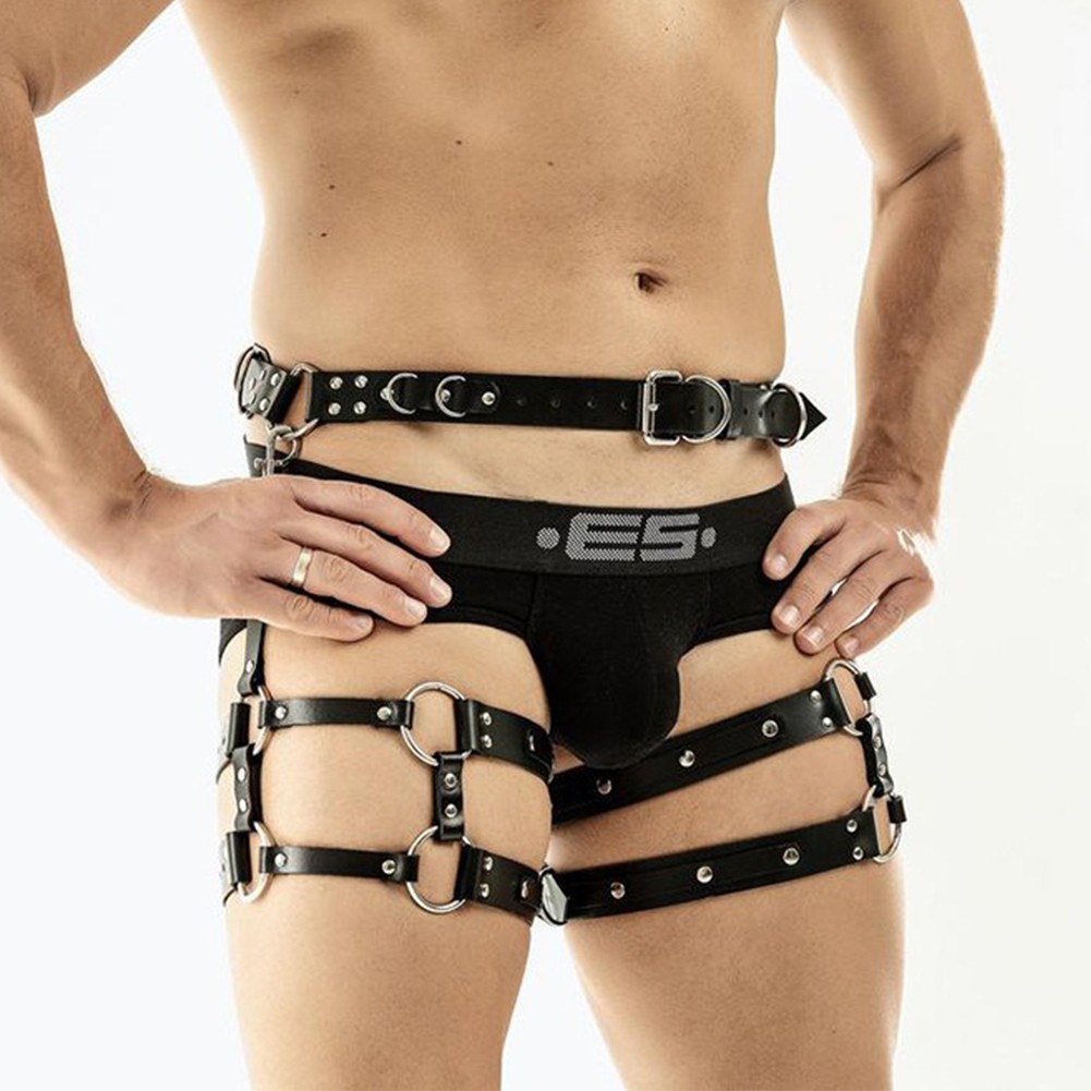 Straps Straps Night PU Autumn Brand New Thigh Garters Belt Club Winter - Picture 6 of 9