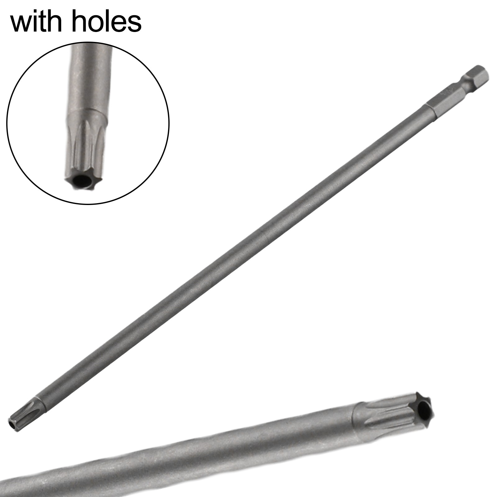 7.78In Hollow-Torx Screwdriver Bit Hex Shank T8-T40 Tool For Exact Screw Unscrew - Picture 43 of 50