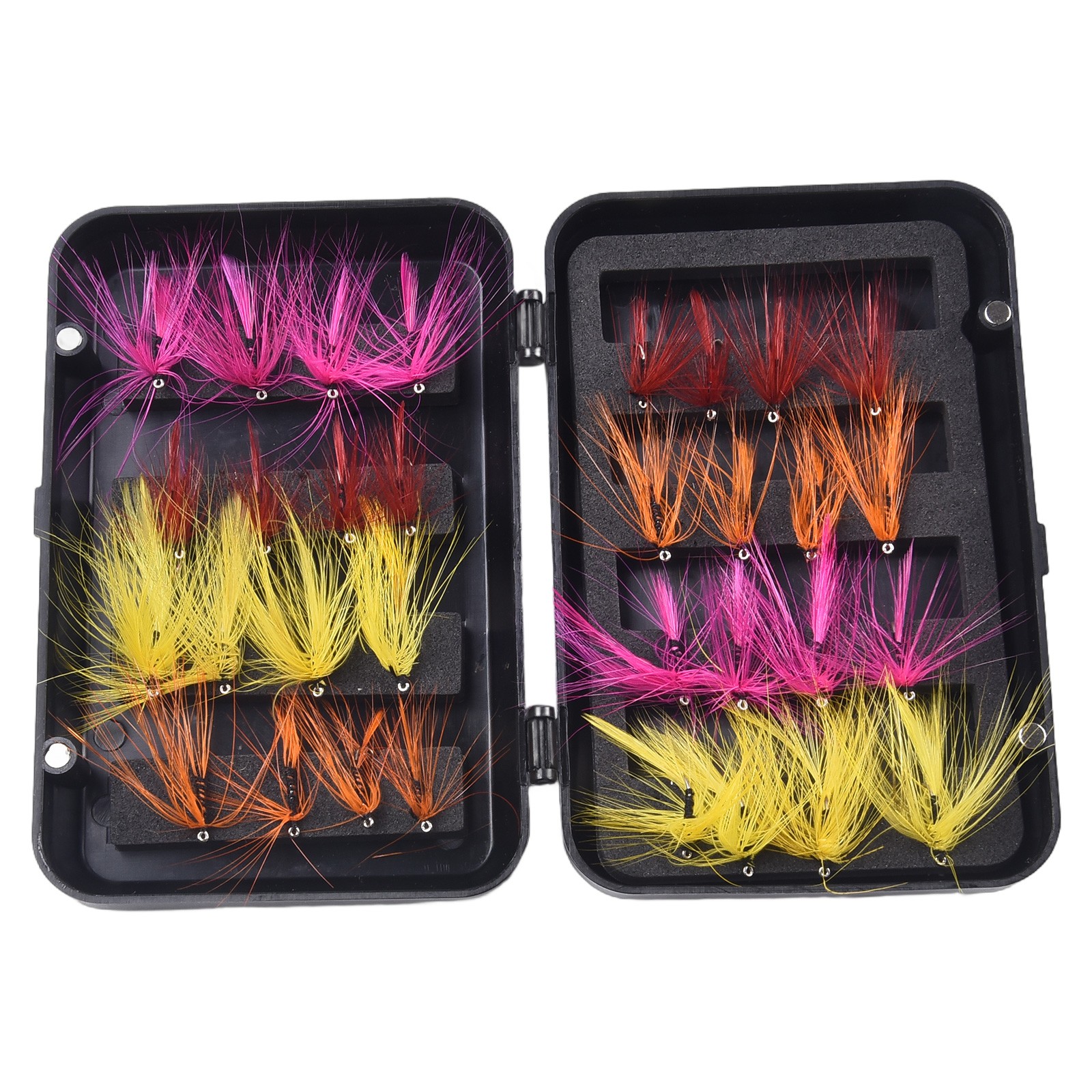 Lachs Fishing Flies Kit Mit Trocken/nass Ameisen Fliege Fliegen Für Bass - Bild 34 von 48