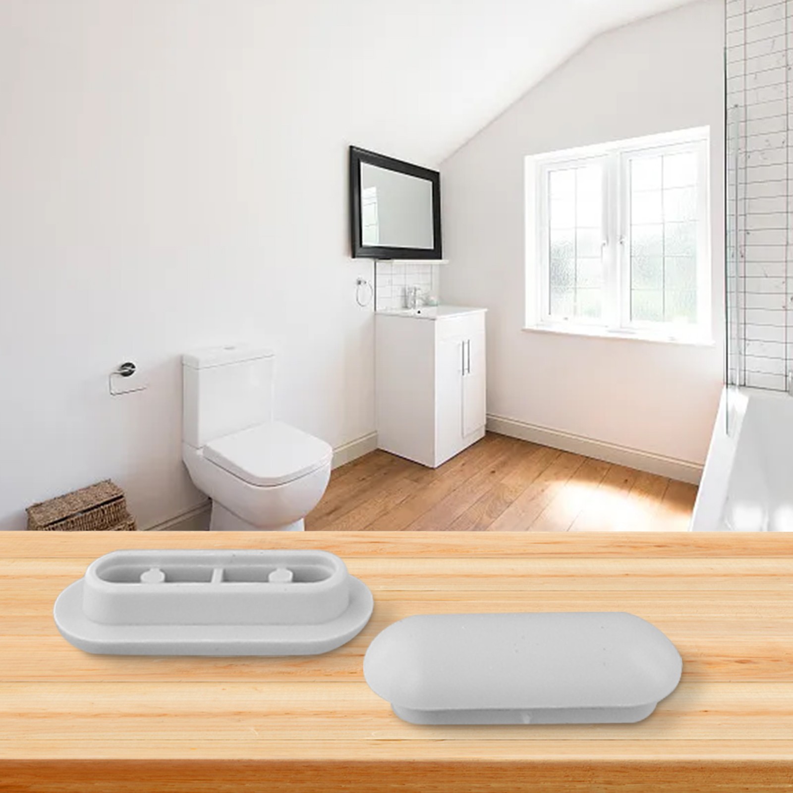 Raccord de housse de toilette vente en gros tampon pare-chocs pratique ABS + TPE accessoire ad
