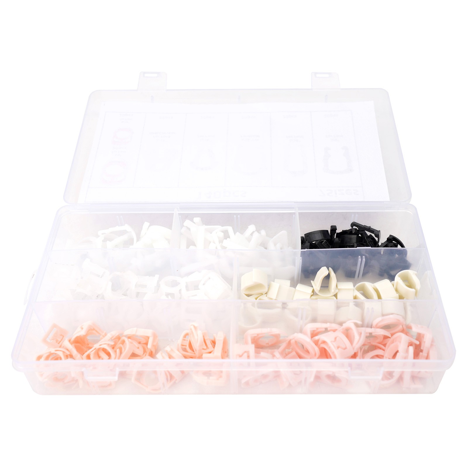 140Pcs/set Fuel Line Retainer Clips Assortment For Ford 3/8inch 5/16inch Nylon - Picture 24 of 29