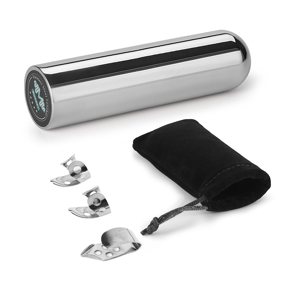 Guitar Slides Metal Music Parts Repair Kit Silver Slide Bag Spare Parts - Picture 37 of 48