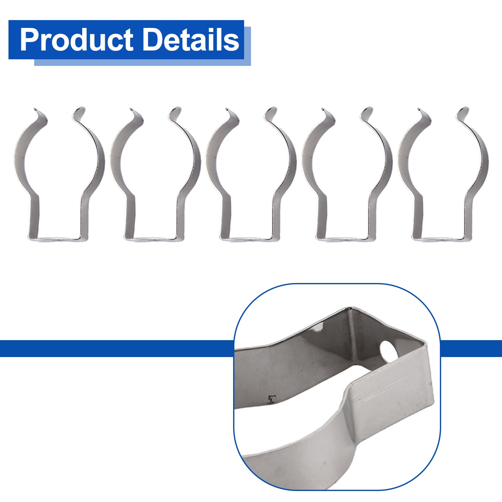 CLIPS Werkzeughalter 6-28 mm Manganstahl FEDERFROTTEE CLIPS Höfe - Bild 87 von 156