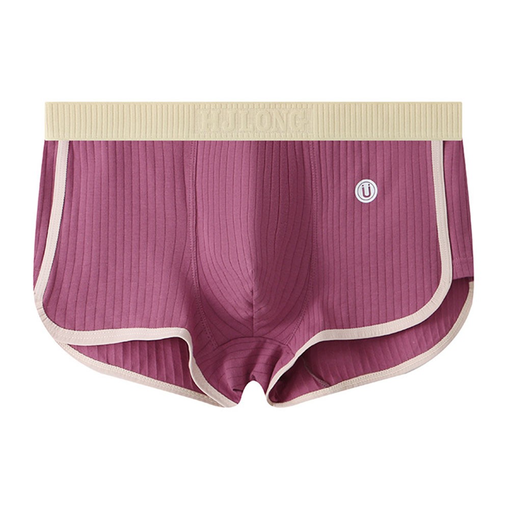 Men Underwear Daily Holiday Middle Waist Pouch Red Sexy Solid Color Spring - Picture 6 of 10