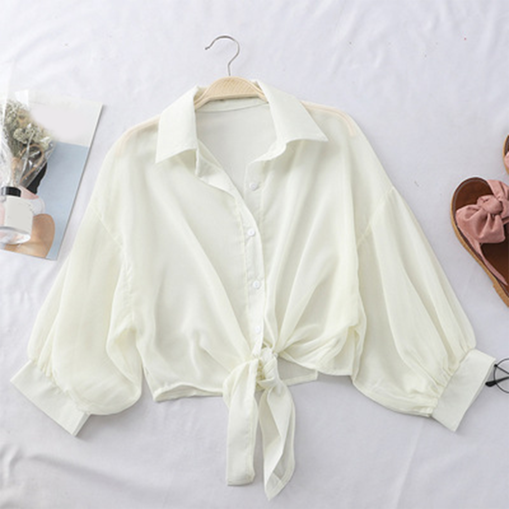 Trendy Chiffon Shawl for For women Sun Protection Cardigan Tops for Summer - Picture 13 of 18