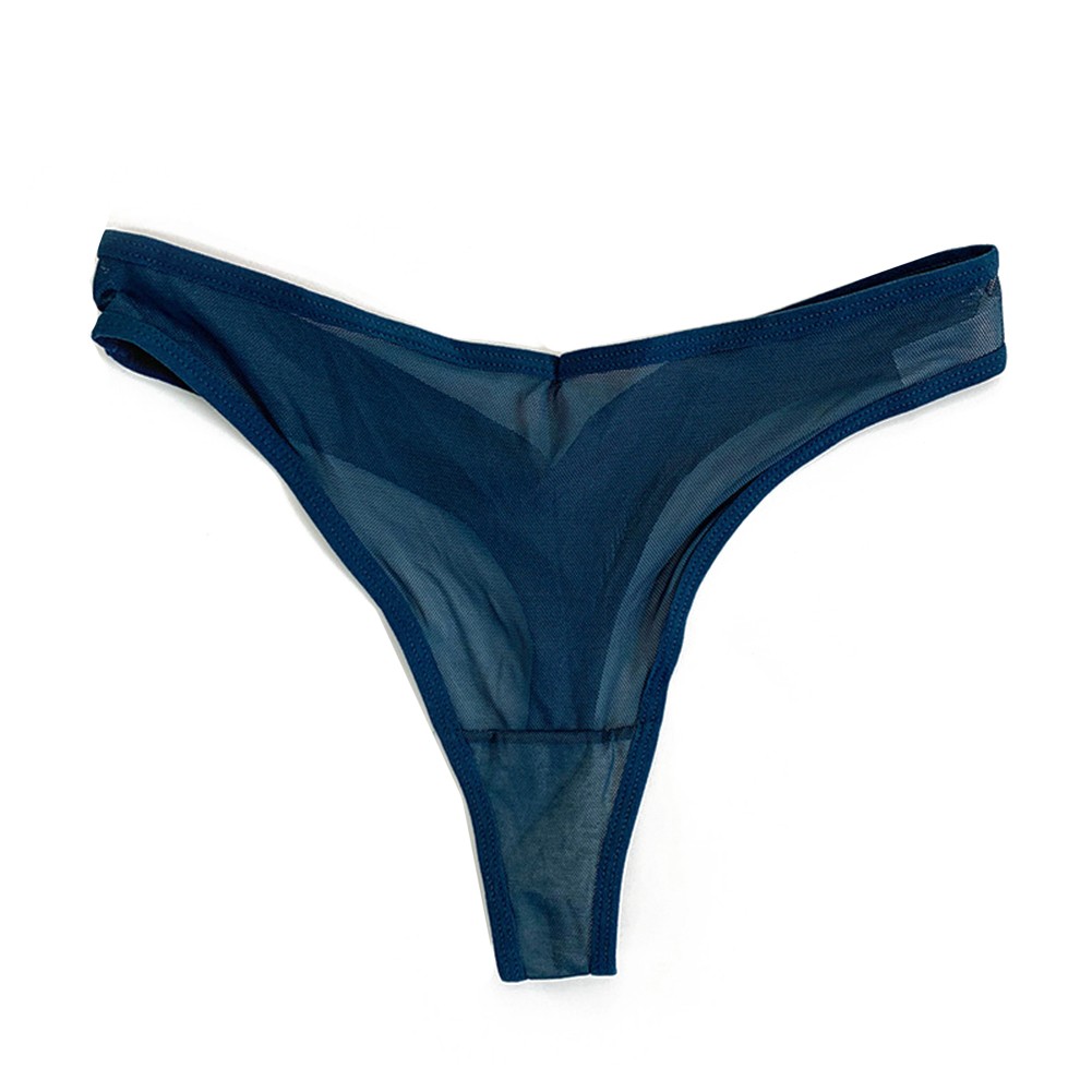 Seamless Mesh See Though Panties Women Lingerie G String Thongs Coffee - Picture 7 of 13