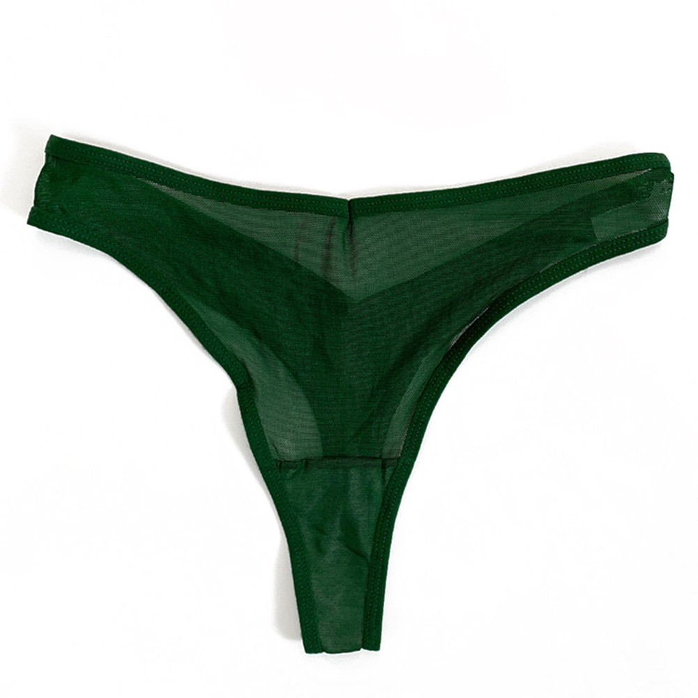 Seamless Mesh See Though Panties Women Lingerie G String Thongs Coffee - Picture 11 of 13