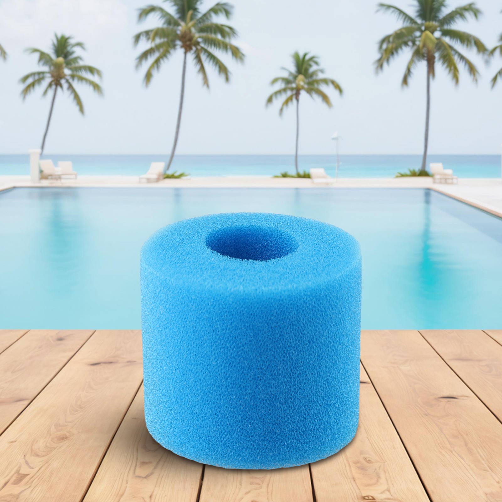 For Intex Type II/VI/D Washable Reusable Swimming Pool Filter Sponge Parts Blue - Picture 50 of 62