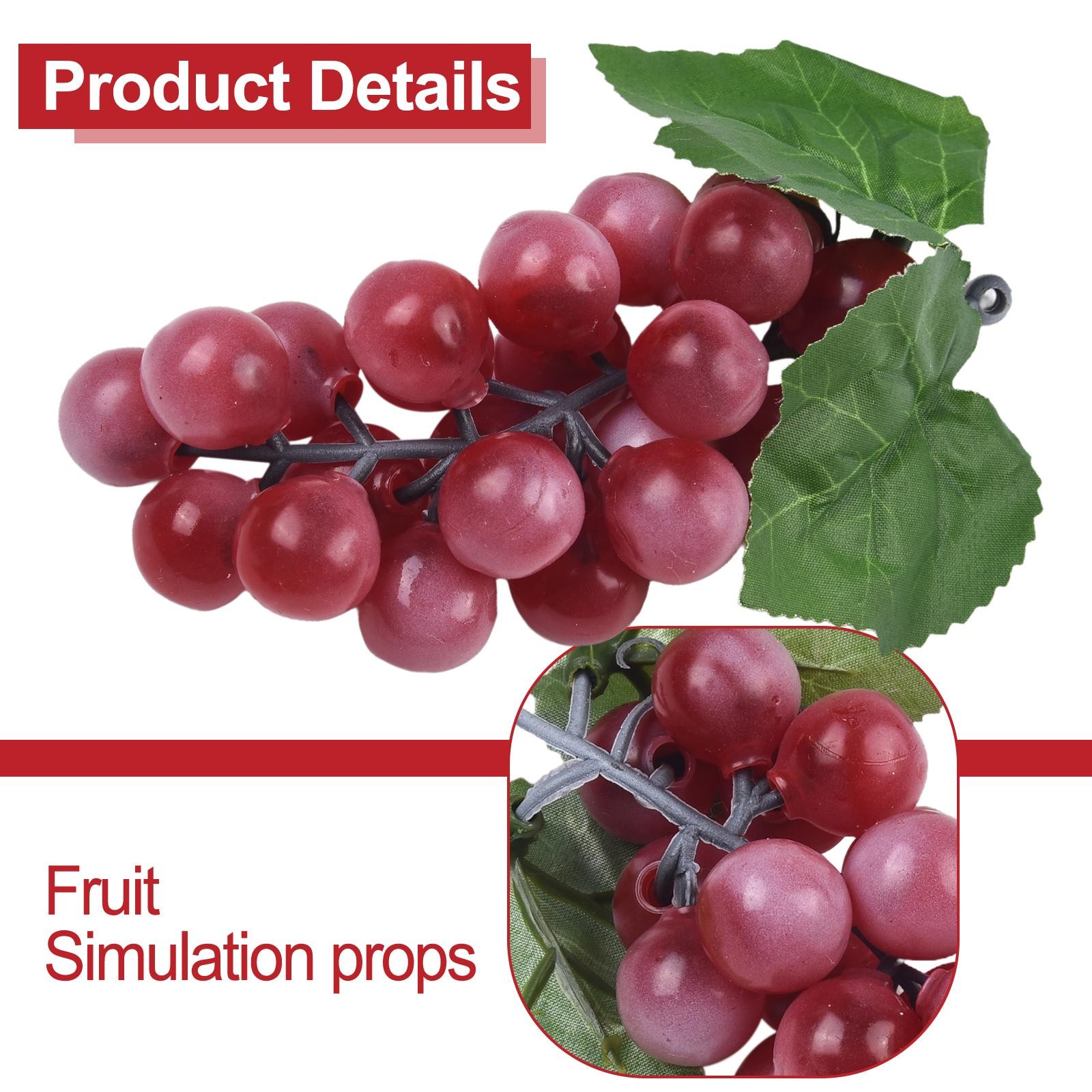 Künstliche Trauben Dekorationen 1 Schnur Harmlos Heidelbeeren Kunstobst Miniatur - Bild 24 von 38
