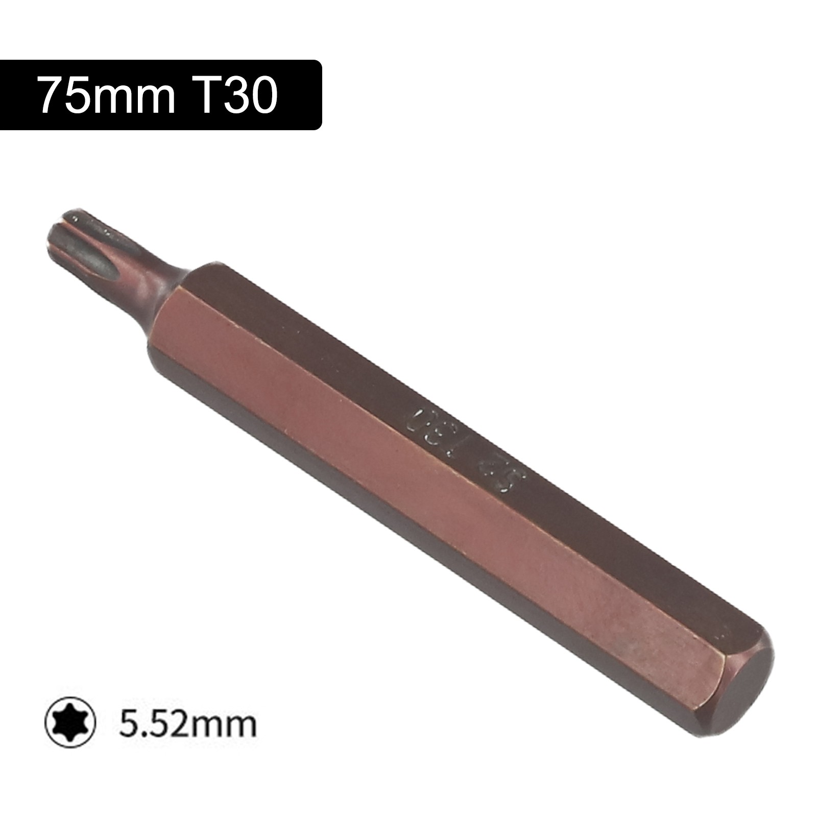 T20/25/30/40/45/50/55 Elektro Schraubendreher Bits 75mm Sechskantschaft Bits Werkzeuge - Bild 42 von 72