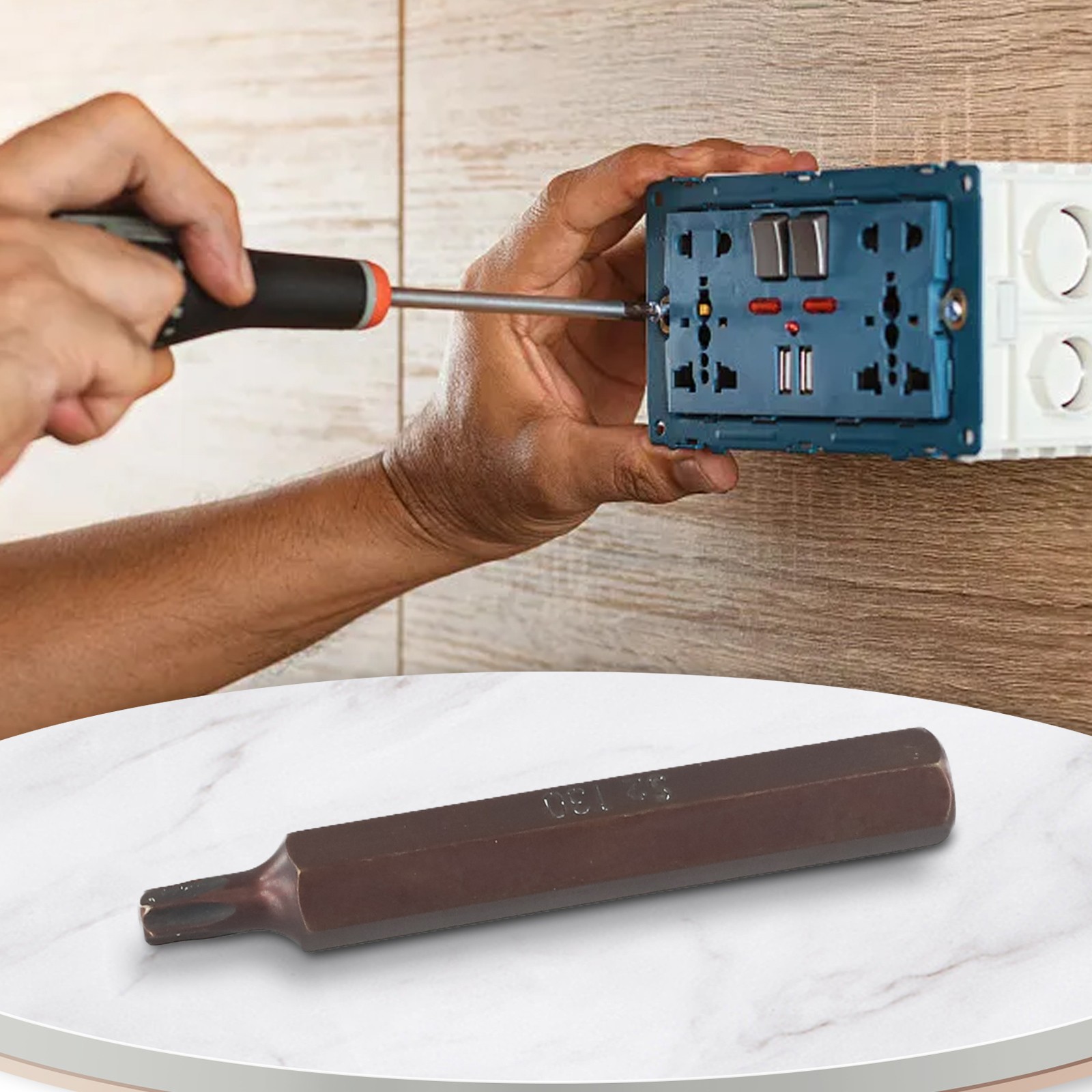 Screwdriver Bits Anti-corrosion Hex Shank Bits Tools T20/25/30/40/45/50/55 - Picture 47 of 72