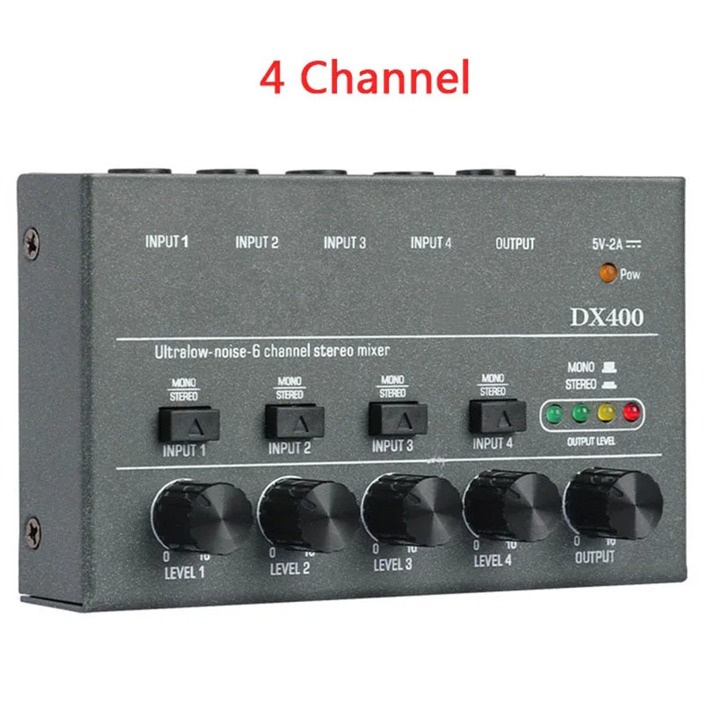 und kompakter USB Powered Line Mixer Sound Mixer für flexible Audiosteuerung - Bild 13 von 28