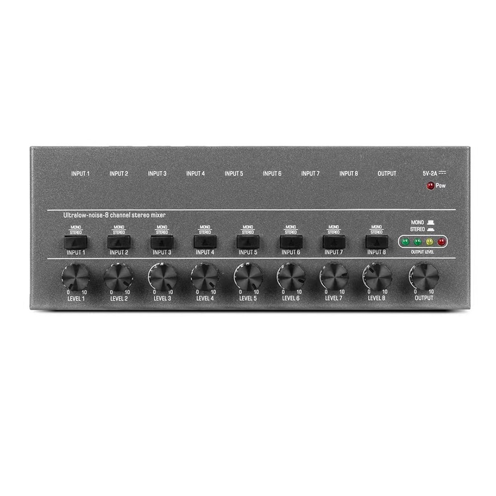und kompakter USB Powered Line Mixer Sound Mixer für flexible Audiosteuerung - Bild 27 von 28
