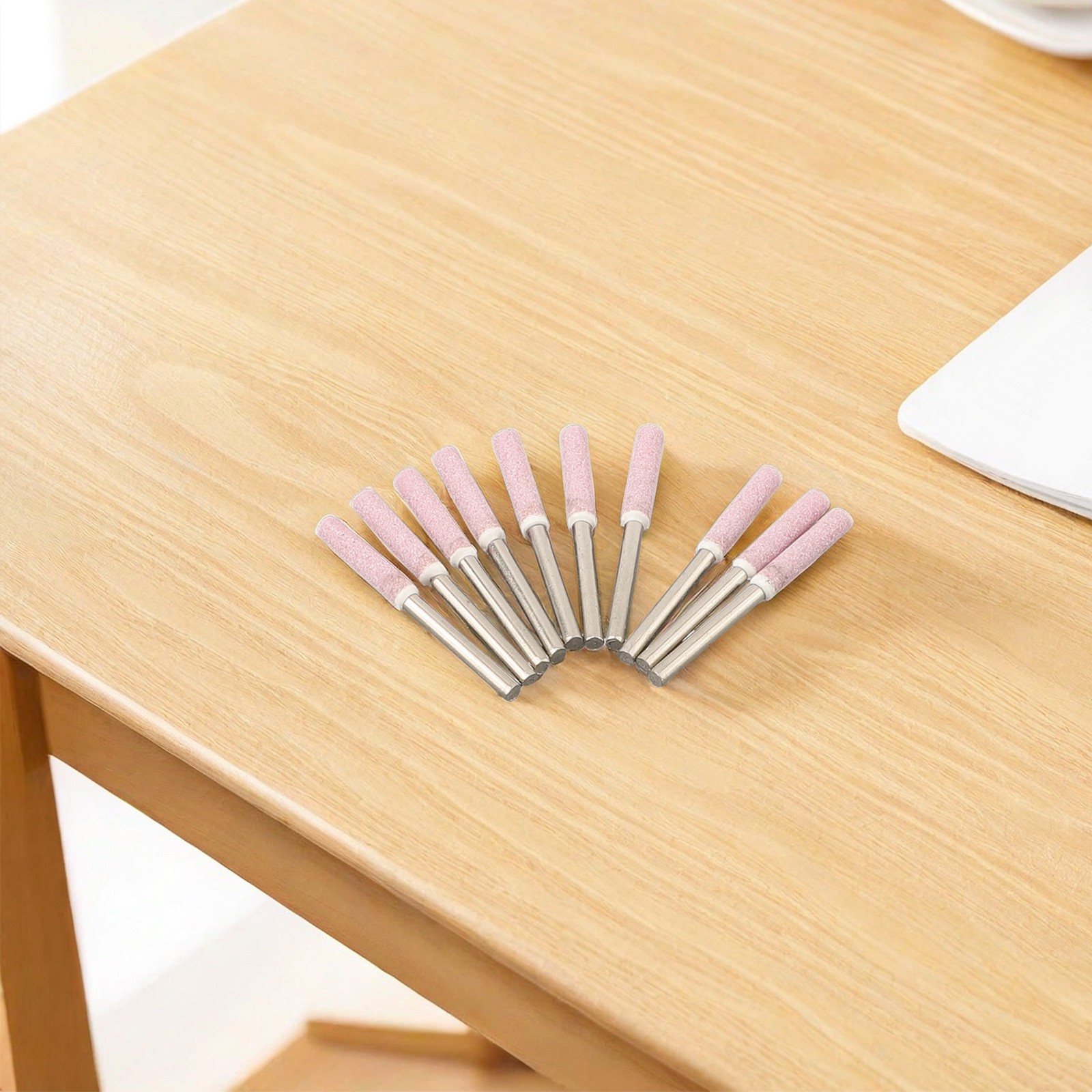 10 2024 Pièces / Set Tronçonneuse Affiler Grincement Pierre Lime Chaînes Saw Affûter