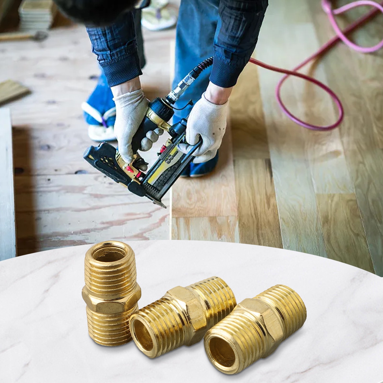 Für BSP Gewinde Messing Adapter ein Viertel Zoll perfekt für Schlauchsysteme - Bild 25 von 32