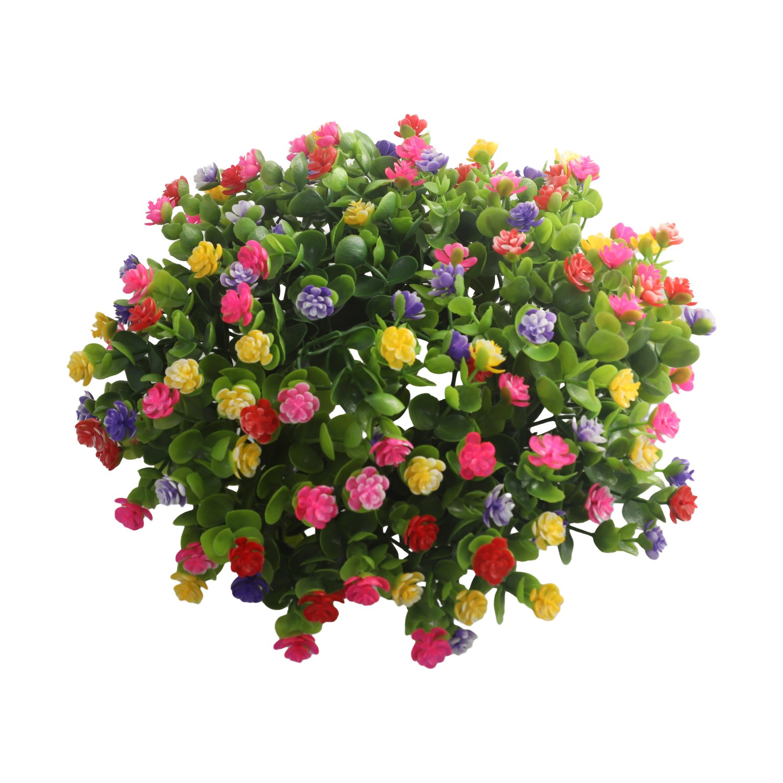 Printemps en été avec couronne deucalyptus liquidation 35 cm pour porte dentrée ou présentoir mural