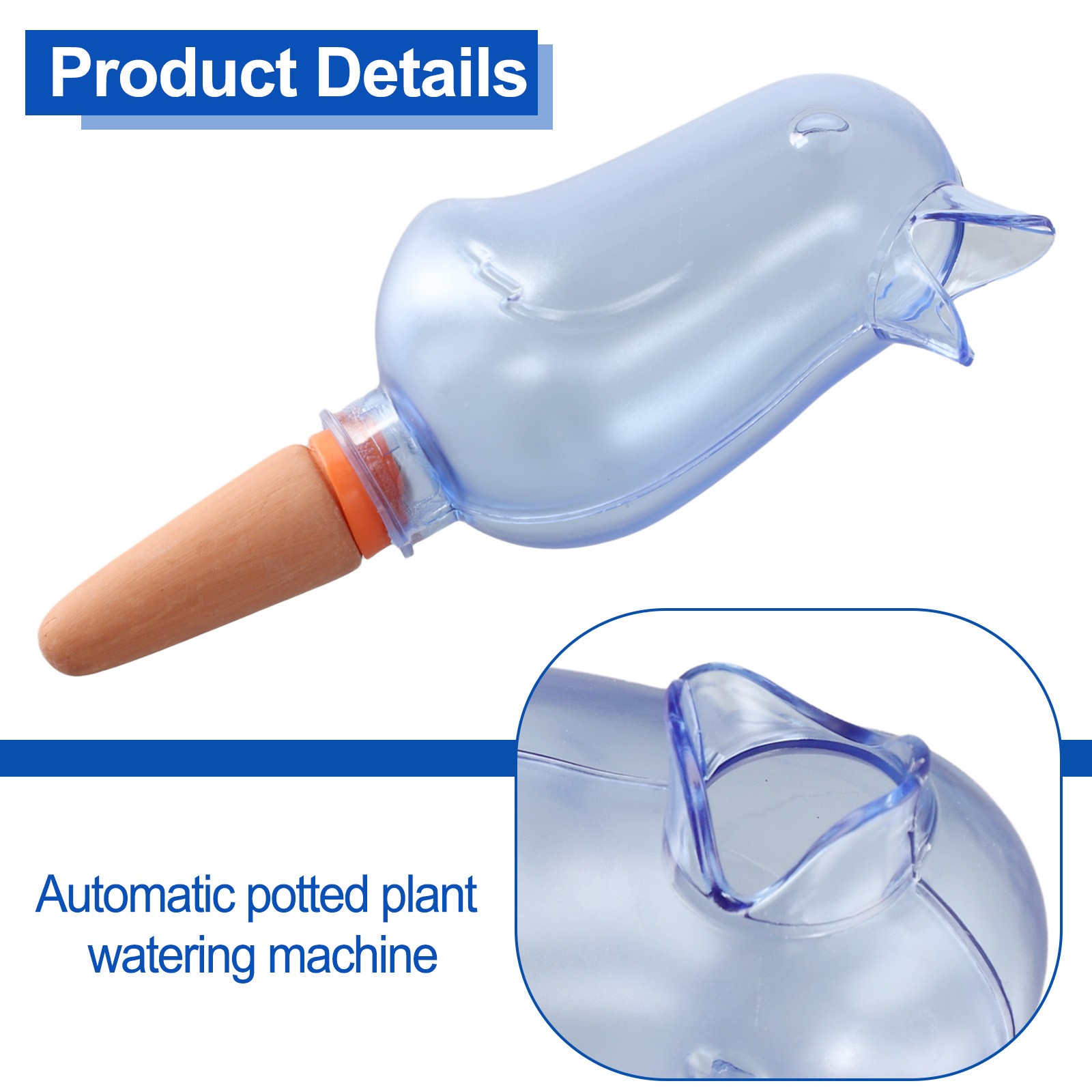 Practical Bird shaped Dripper for Effective Plant Care Easy Refill Design