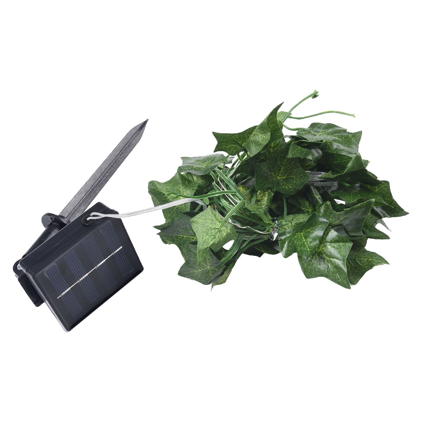 Illuminate Your Yard with Artificial Solar Vine String Lights and Ivy Leaf - Picture 23 of 24