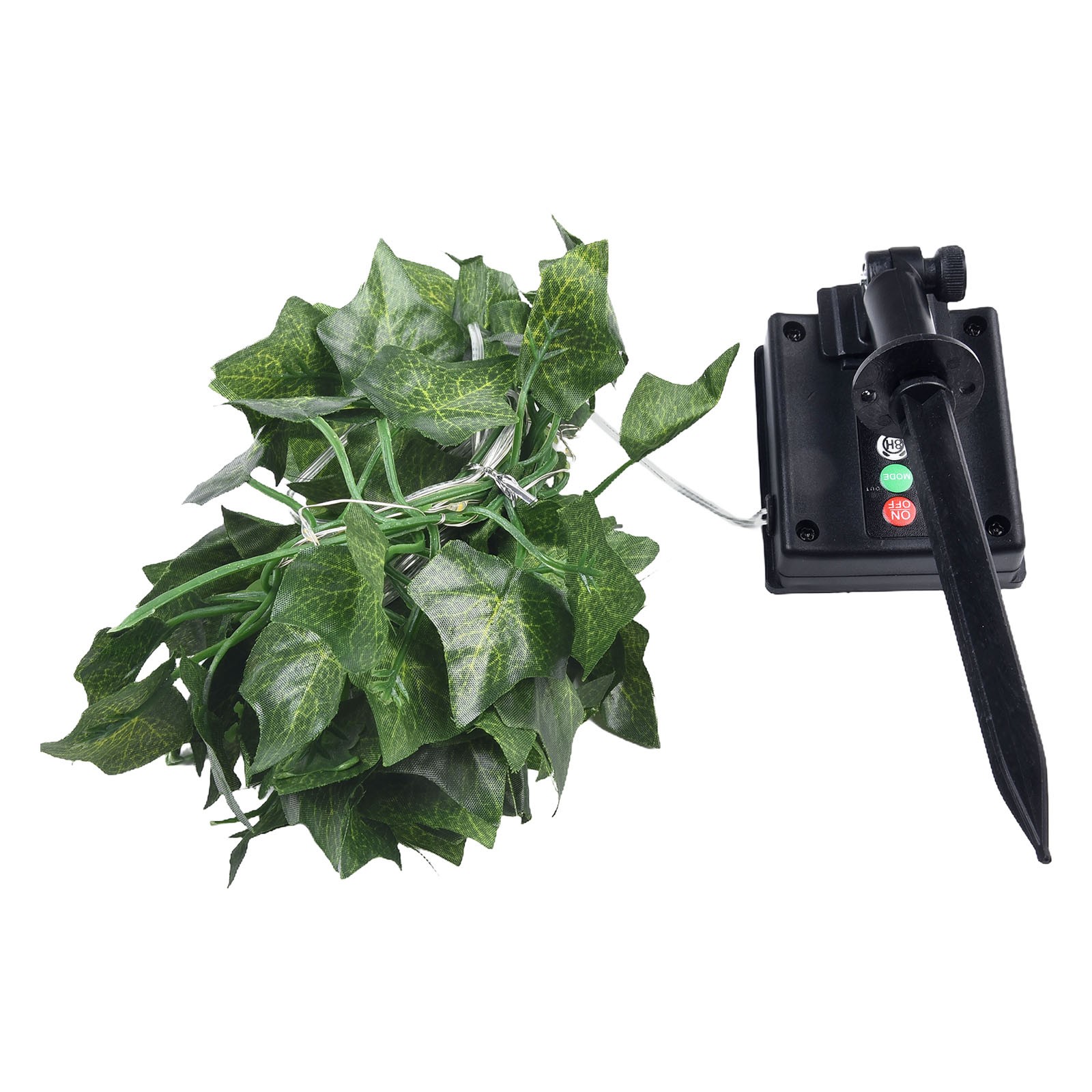 Illuminate Your Yard with Artificial Solar Vine String Lights and Ivy Leaf - Picture 15 of 24