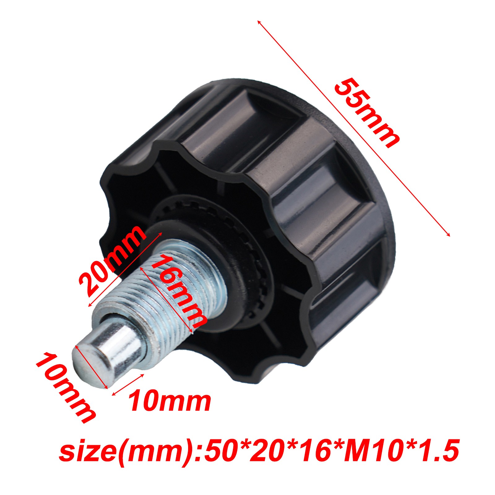 Exercise Bike Pull Pin Spring Knob Locking Screw M 18 Replacement Part - Picture 19 of 31