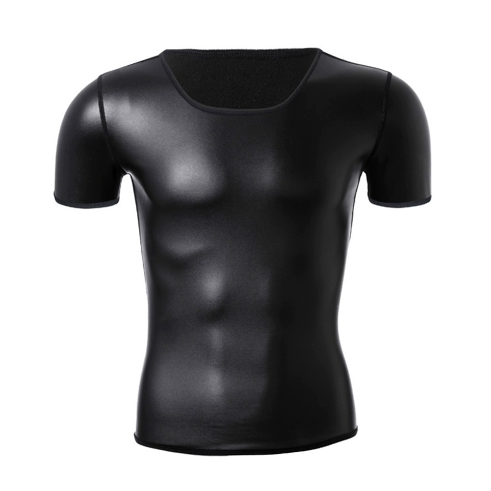 Comfy Fashion Men Top Waist Trainer Blouse Winter Body Shapers Crew Neck - Picture 16 of 76