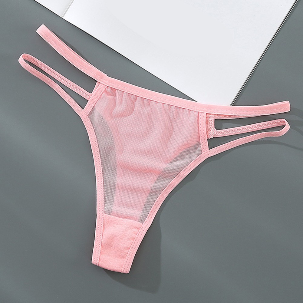 Damen Slip Slip Tanga Panty Regular Einfarbig Unterwäsche Urlaub - Bild 13 von 16