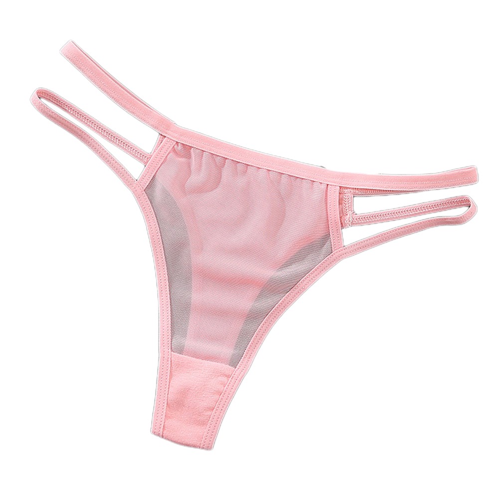 Damen Slip Slip Tanga Panty Regular Einfarbig Unterwäsche Urlaub - Bild 14 von 16