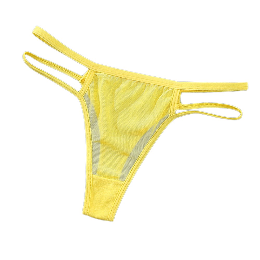 Damen Slip Slip Tanga Panty Regular Einfarbig Unterwäsche Urlaub - Bild 16 von 16