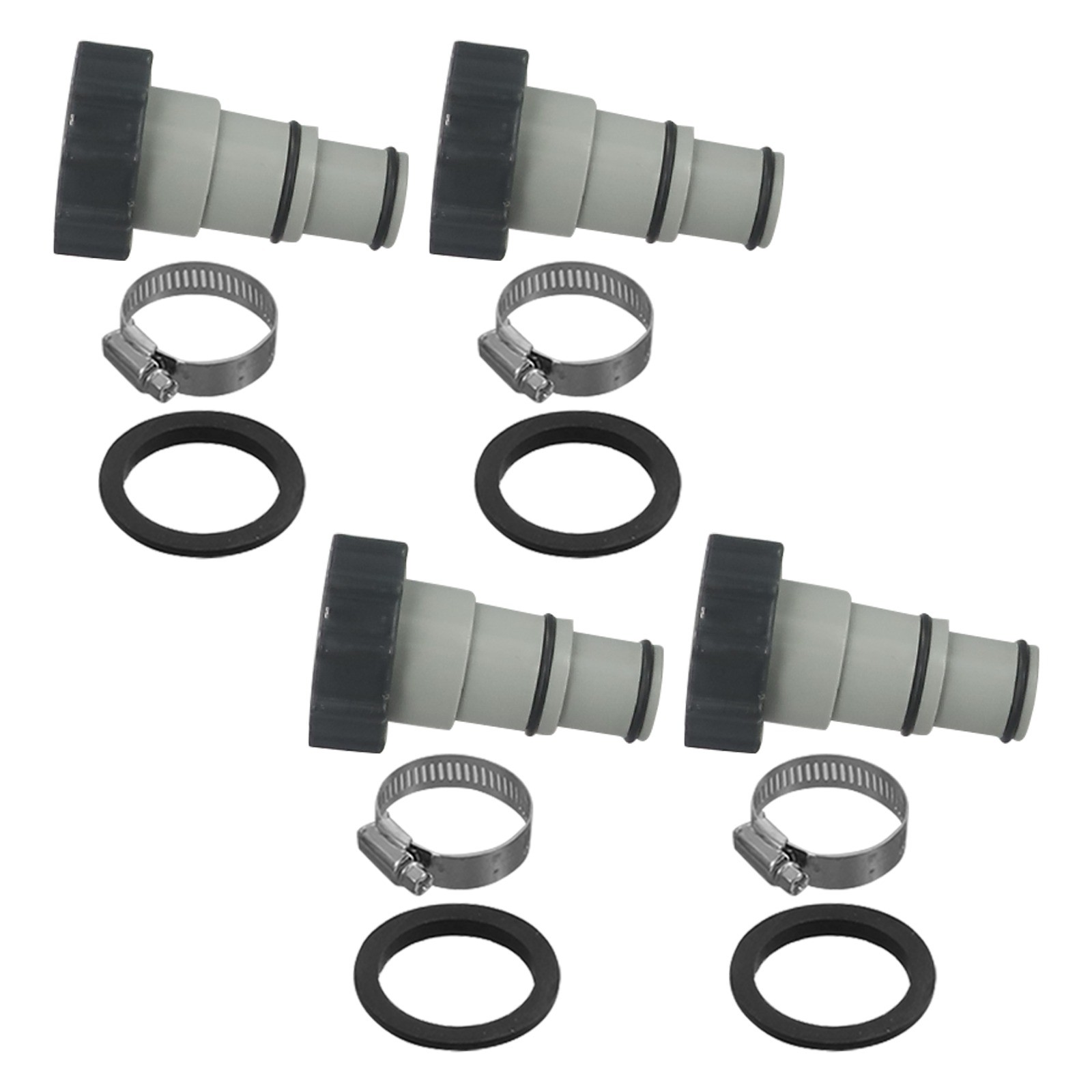 Threaded to Clamp Style Hose Adapter for Intex Pool with 1.5 and 1.25-Inch Hoses - Picture 47 of 48