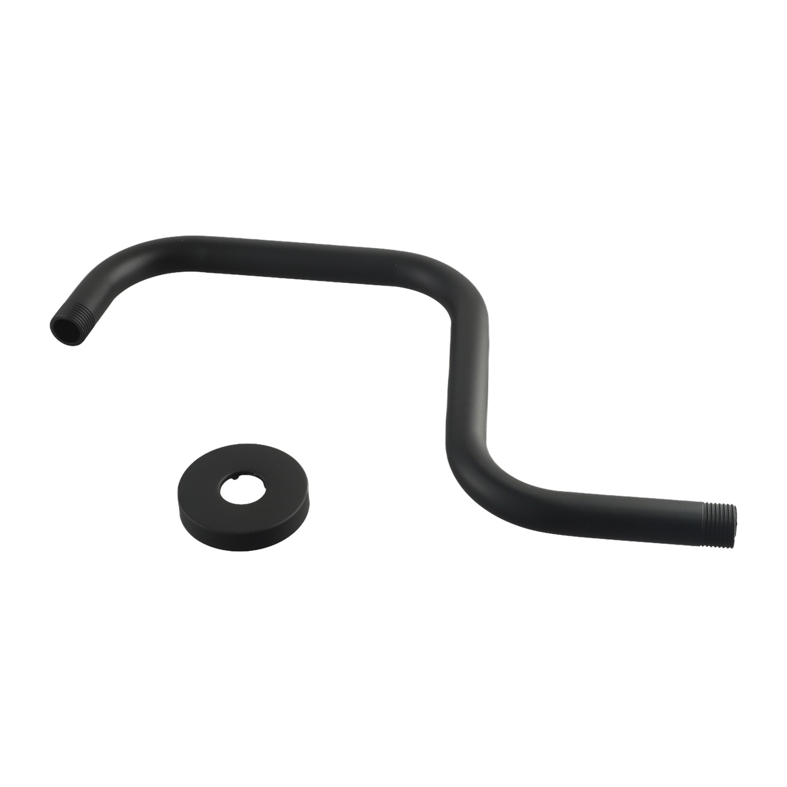 13inch Silver Shower Bracket with Flange Ceiling Mount Shower Head Extension - Picture 41 of 46