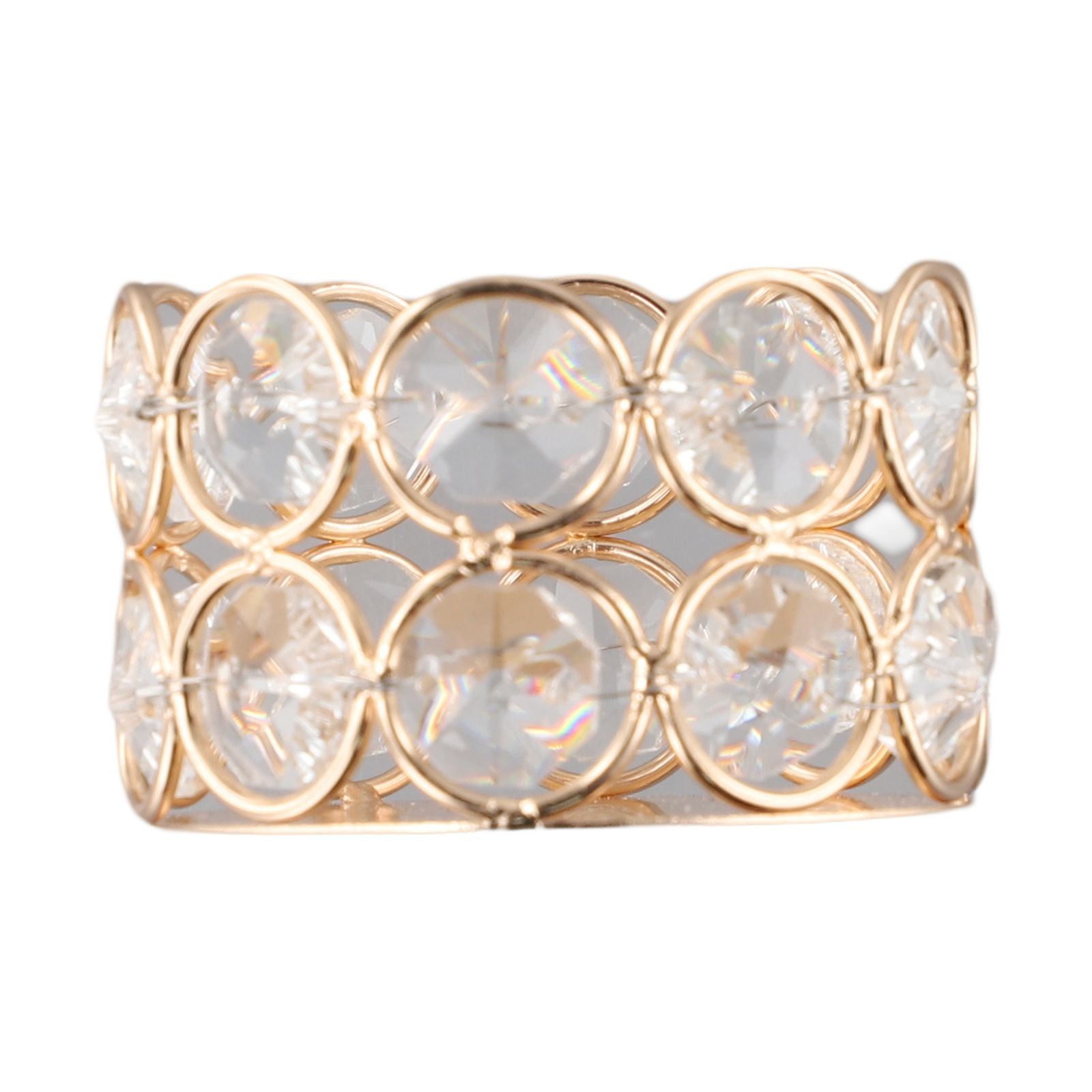 Opulent Iron and Glass Tealight Candle Holders for Wedding Venue Decor - Picture 26 of 48