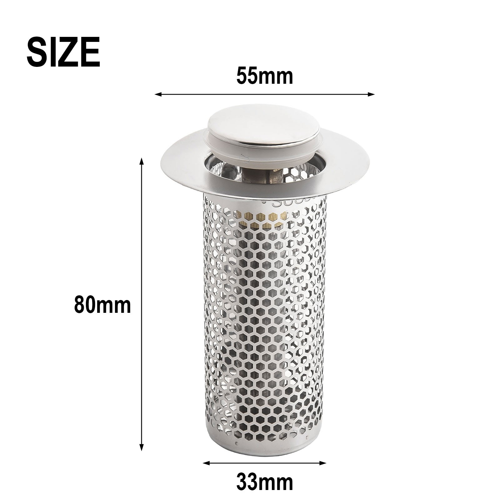 Filtro di scarico pavimento in acciaio inox premium per cucina, vasca e acqua lavandino - Foto 41 di 48