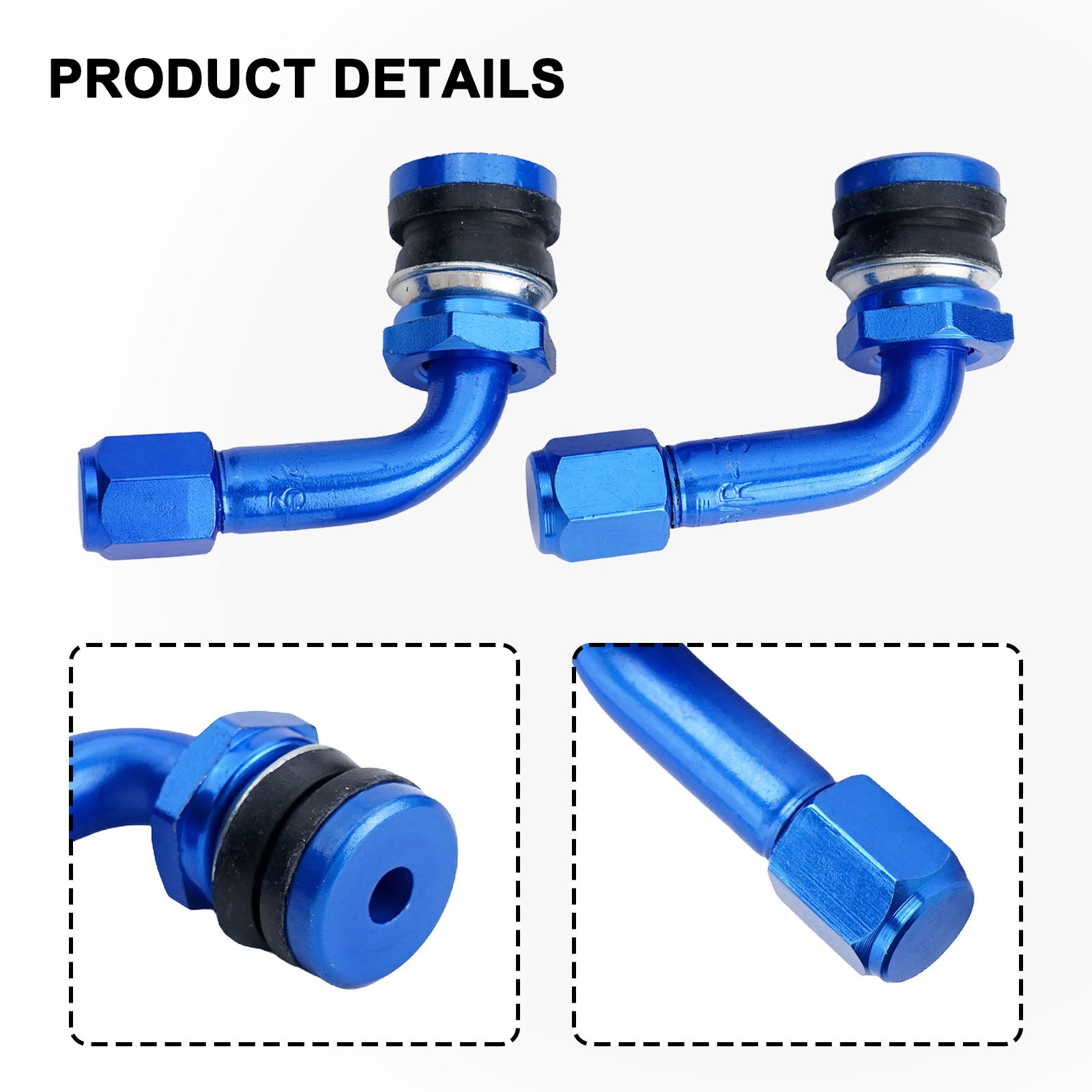 Efficient Electric Bicycle Air Nozzle Copper Material Wide Compatibility
