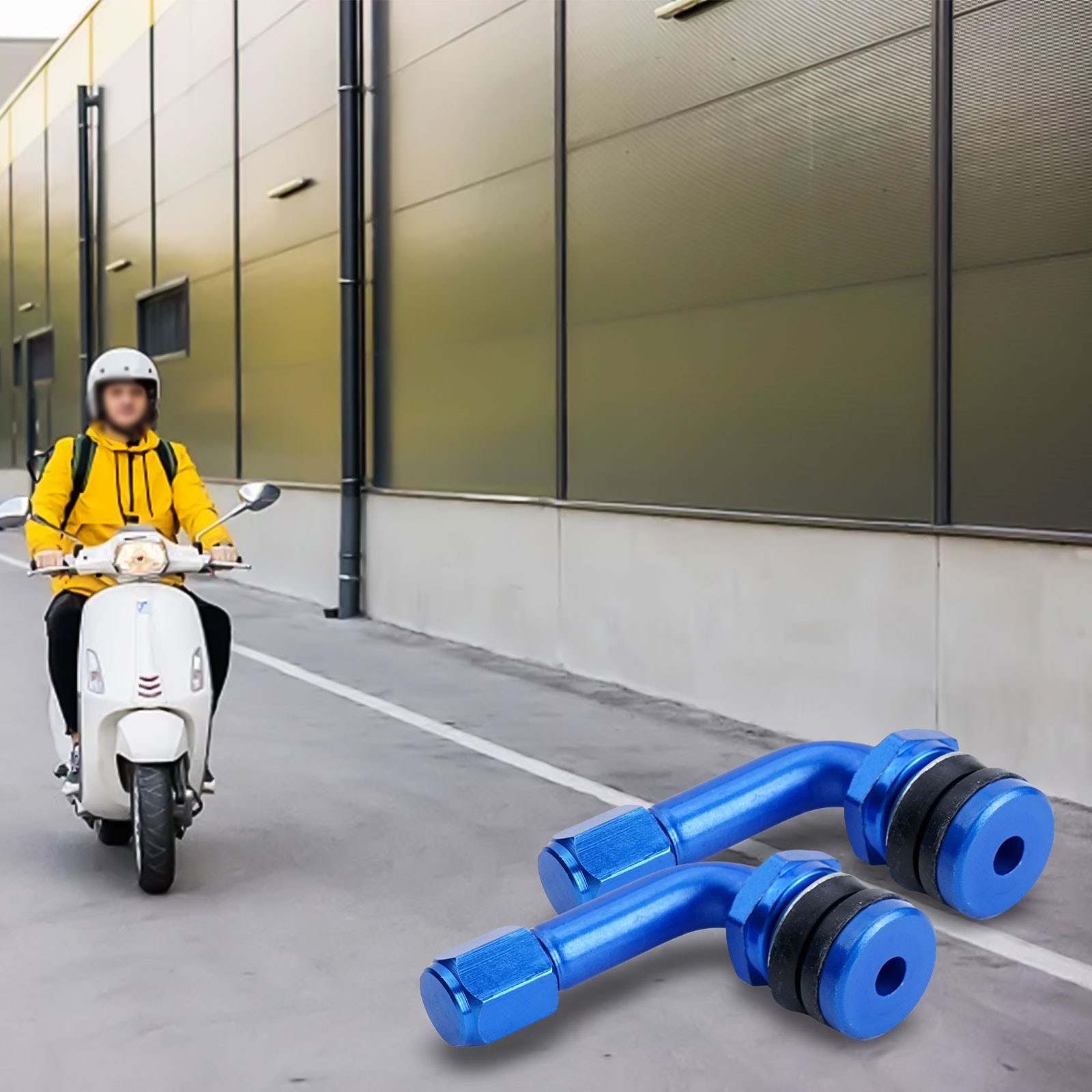 Efficient Electric Bicycle Air Nozzle Copper Material Wide Compatibility