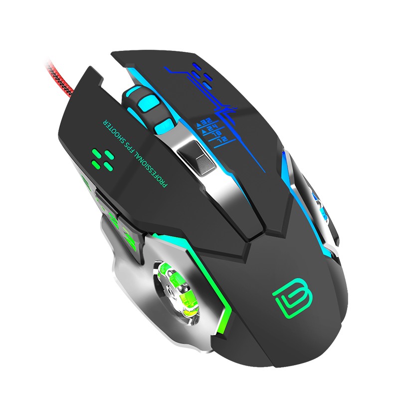 RGB Lighting Wired Gaming Mouse with Ergonomic Design for Enhanced Comfort - Picture 24 of 24