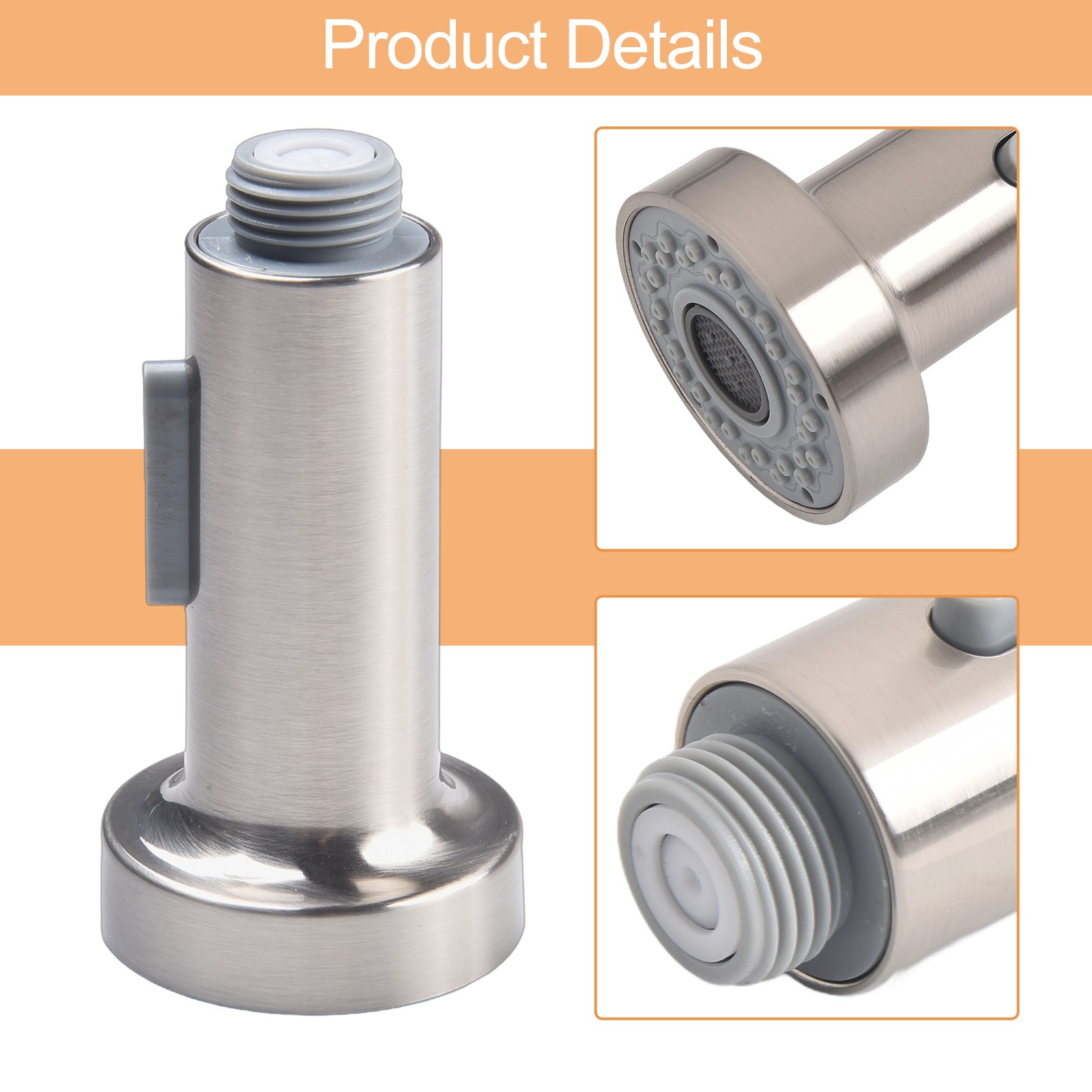 Sink Basin`Universal Pull Down Sink`Faucet Spray Head Replacement Mixer`Tap New - Picture 24 of 29