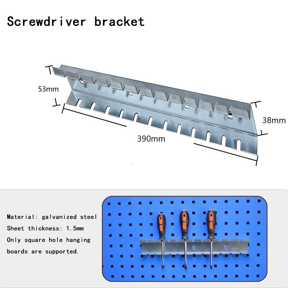 Storage Rack Steel Tool 3-5kg Box Galvanized Hanging Rack Wall-mounted - Picture 27 of 45