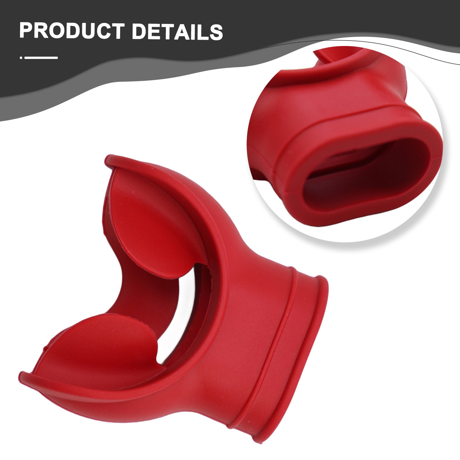 Pratique avec un support régulateur rainure cravate plongée tuba bleu rouge in - Photo 22 sur 78